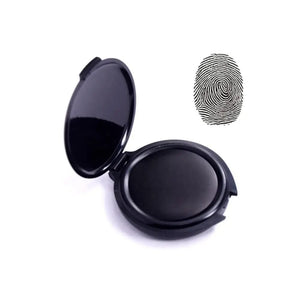 Planet Gates black 1PC Fingerprint Ink Pad Thumbprint Ink Pad For Notary Fingerprint Id Security Identification Cards Supplies Fingerprint Kit