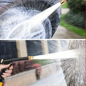 Planet Gates Black 1pc High-Pressure Car Washing Water Gun Washing Spray Adjustable Garden Watering Artifact Garden Water Hose