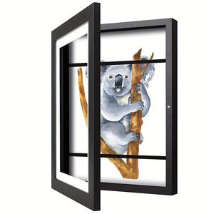 Planet Gates Black 1pc Kids Artwork Frames, Kids Art Display Photo Frame, Front Opening Photo Frames For Kids Art Projects, School Work, Home And Office