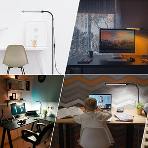 Planet Gates Black 1pc Led Floor Lamp, For Eyelash Extensions Craft Task Lamps, Floor Standing Light, Adjustable Gooseneck Dimmable Lash Light, LED Lamp, For Eyelash Facial Spa Salon/Makeup