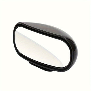 Planet Gates Black 1pc Oval Car Rearview Mirror Blind Spot Mirror, 360 Degree Adjustment HD Small Mirror, Reverse Rearview Mirror Auxiliary Mirror