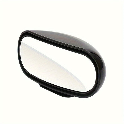 Planet Gates Black 1pc Oval Car Rearview Mirror Blind Spot Mirror, 360 Degree Adjustment HD Small Mirror, Reverse Rearview Mirror Auxiliary Mirror