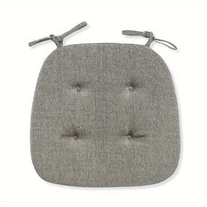 Planet Gates Black 1pc, Solid Color Chair Cushion, Anti-slip Stool Cushion, Anti-fouling Chair Mat, Four Seasons Universal Home Dining Chair Pad, Home Supplies