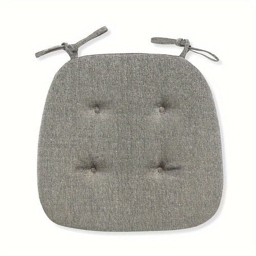 Planet Gates Black 1pc, Solid Color Chair Cushion, Anti-slip Stool Cushion, Anti-fouling Chair Mat, Four Seasons Universal Home Dining Chair Pad, Home Supplies