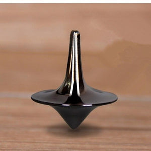 Planet Gates Black 1pc Stainless Steel Movie Spinning Top - Inception Inspired Gyroscope Toy For Stress Relief And Entertainment