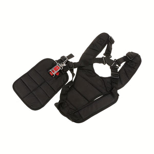 Planet Gates Black 1pc Trimmer Shoulder Strap Comfort Double Shoulder Harness Strap Weed Eater Strap With Durable Nylon Belt Adjustable For Brush Cutter Trimmer Lawn Mower Parts