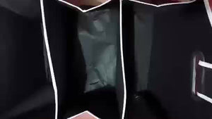 Planet Gates Black 1pc Universal Car Trunk Organizer, Portable Foldable Waterproof Auto Storage Bag With 3 Compartments, For SUV, Truck, Van, Sedan