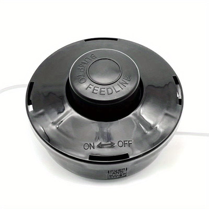 Planet Gates Black 1pc Universal Grass Trimmer Lines, Brush Cutter Head, Thread Nylon Grass Cutting Line Head For Lawn Mower, Gardening Tools