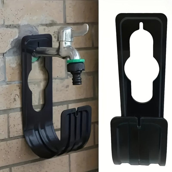 Planet Gates Black 1pc Water Hose Hanger Metal Expandable Garden Watering Hose Pipe Hook Wall Mounted Tidy Holder For Home Green Water Hose Hanger