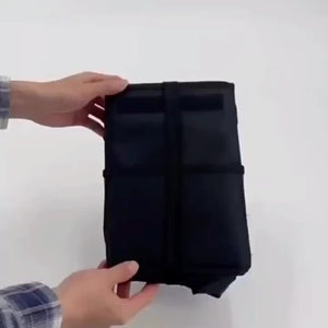 Planet Gates Black 1pc Waterproof Car Trash Can With Lid, Car Seat Back Hanging Storage Bag - Car Trash Organizer