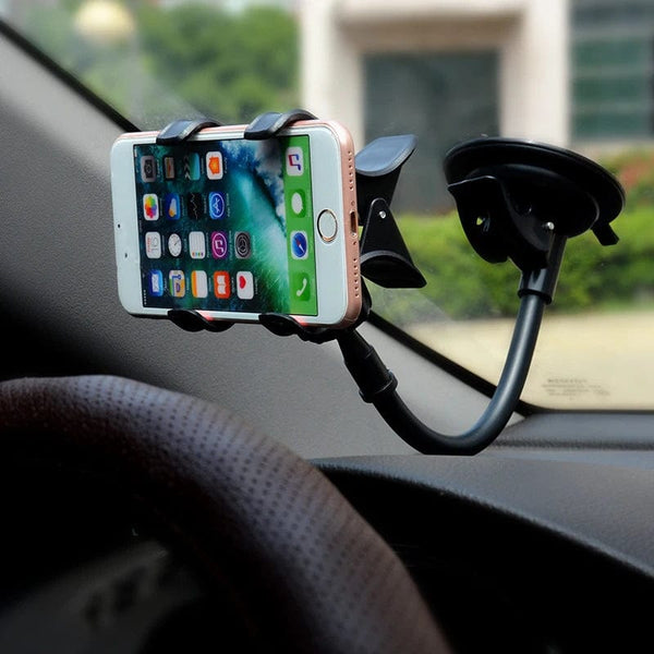 Planet Gates Black 1PCS 360° Rotating Car Phone Holder Universal Dashboard Mount Car Holder GPS Phone Stands Auto Accessories Car Phone Holder
