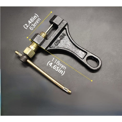 Planet Gates Black 1set Motorcycle Chain Breaker Link Removal Splitter Motor Chain Cutter Riveting Tool 420-530