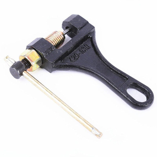 Planet Gates Black 1set Motorcycle Chain Breaker Link Removal Splitter Motor Chain Cutter Riveting Tool 420-530