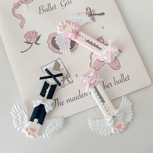 Planet Gates black 2 Cute Cat Paw Utility Knife Lovely Wing Bowknot Style Open Box Cutter Letter Envelope Opener Mail Knife School Office Supplies