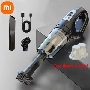 Planet Gates Black 2 Filter Xiaomi 160W Car Vacuum Cleaner Wireless Handheld Portable Cordless Cleaner USB Charging High Power Suitable for Car Pet Hair