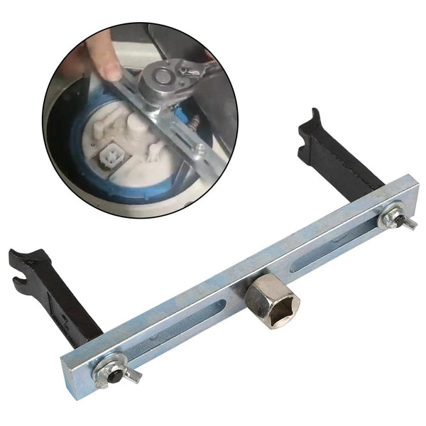 Planet Gates black 2 Jaw Wrench Tools For Car Oil Tank Cover Lever Remover Fuel Pump Lid Change Spanner Detent Motorcycle Accessories Universal