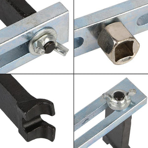 Planet Gates black 2 Jaw Wrench Tools For Car Oil Tank Cover Lever Remover Fuel Pump Lid Change Spanner Detent Motorcycle Accessories Universal