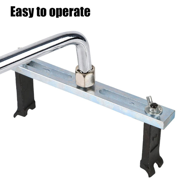 Planet Gates black 2 Jaw Wrench Tools For Car Oil Tank Cover Lever Remover Fuel Pump Lid Change Spanner Detent Motorcycle Accessories Universal