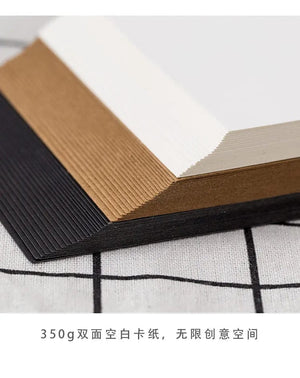 Planet Gates Black (20 sheets/lot) 14.8x9.8cm DIY Blank Postcard White Card Paper Scarpbooking Graffiti Greeting Card Black White Kraft Paper Card