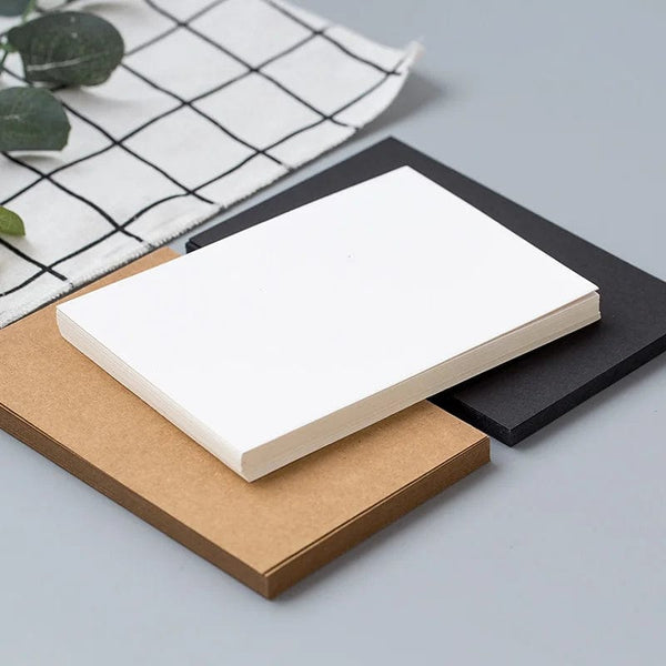 Planet Gates Black (20 sheets/lot) 14.8x9.8cm DIY Blank Postcard White Card Paper Scarpbooking Graffiti Greeting Card Black White Kraft Paper Card