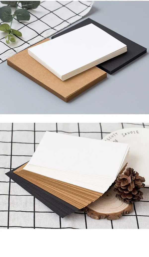 Planet Gates Black (20 sheets/lot) 14.8x9.8cm DIY Blank Postcard White Card Paper Scarpbooking Graffiti Greeting Card Black White Kraft Paper Card