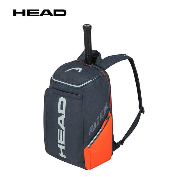 Planet Gates Black 2023 Original HEAD Tennis Bag Tennis Djokovic Radical Rebe Tennis Backpack Men Tennis Racket Sport Bag Outdoor Gym Badminton Bag