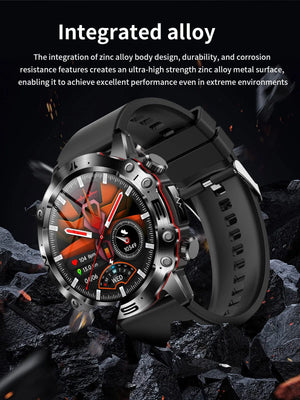 Planet Gates Black 2024 AI Medical Diagnosis Smart Watch Bluetooth Call Blood Sugar Blood Lipid Uric Acid Monitor HRV ECG Smartwatch For Men Women