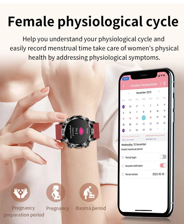 Planet Gates Black 2024 AI Medical Diagnosis Smart Watch Bluetooth Call Blood Sugar Blood Lipid Uric Acid Monitor HRV ECG Smartwatch For Men Women