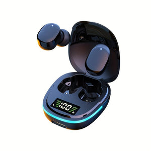Planet Gates Black 2024 New Style Wireless Earphones Headphones With LED Display Touch In-EarTWS Wireless Earbuds Sports Music Game Headset For IOS/Android
