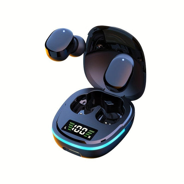 Planet Gates Black 2024 New Style Wireless Earphones Headphones With LED Display Touch In-EarTWS Wireless Earbuds Sports Music Game Headset For IOS/Android