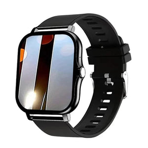 Planet Gates Black 2024 Smart Watch Android Phone 1.44'' Inch Color Screen Bluetooth Call Blood Oxygen/Pressure Monitoring Smart Watch Women Men