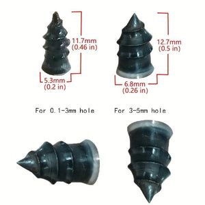 Planet Gates Black / 20pcs 20pcs Vacuum Tyre Repair Set Nail Kits For Wheels Car Motorcycle Scooter Rubber Tubeless Tire Repair Tool Glue Free Repair Tire Nail