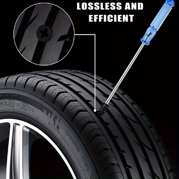 Planet Gates Black / 20pcs 20pcs Vacuum Tyre Repair Set Nail Kits For Wheels Car Motorcycle Scooter Rubber Tubeless Tire Repair Tool Glue Free Repair Tire Nail