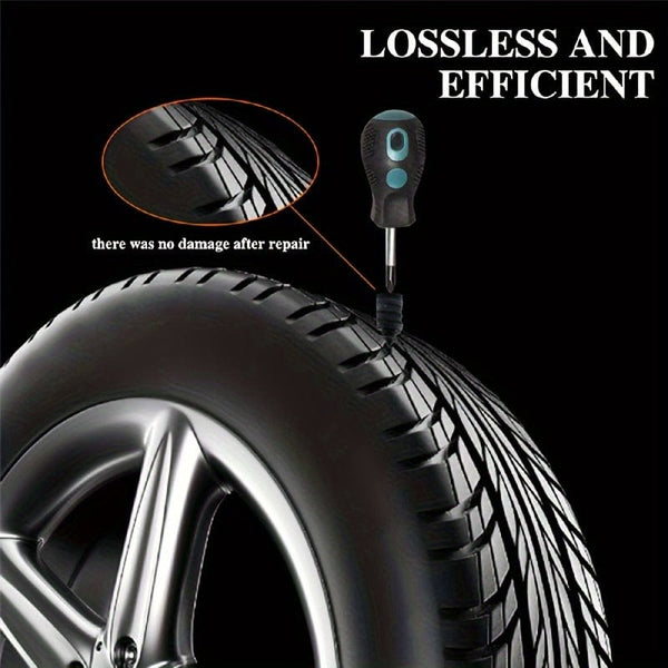 Planet Gates Black / 20pcs 20pcs Vacuum Tyre Repair Set Nail Kits For Wheels Car Motorcycle Scooter Rubber Tubeless Tire Repair Tool Glue Free Repair Tire Nail