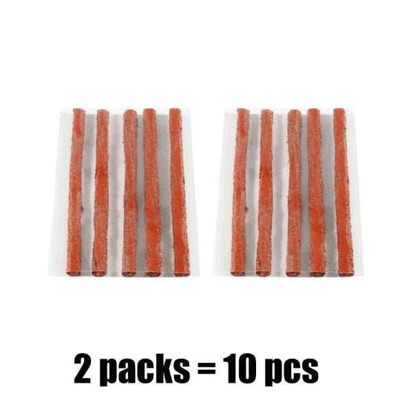 Planet Gates Black 20PCS Tire Repair Strips Car Moto Tubeless Tire Tyre Puncture Plug Seal Repairing Rubber Strips Repairing Tool Accessories