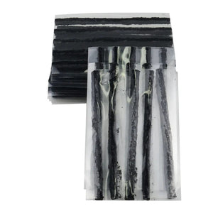 Planet Gates Black 20PCS Tire Repair Strips Car Moto Tubeless Tire Tyre Puncture Plug Seal Repairing Rubber Strips Repairing Tool Accessories