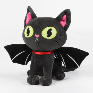 Planet Gates black / 28cm 28cm Black Batcat Halloween Animal Plush Toy Funny Toy Dolls Boys and Girls Companion Toys Christmas and Halloween Gifts