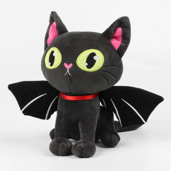 Planet Gates black / 28cm 28cm Black Batcat Halloween Animal Plush Toy Funny Toy Dolls Boys and Girls Companion Toys Christmas and Halloween Gifts