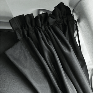 Planet Gates Black 2PCS 2pcs Sun Shade Privacy Curtain Set - Keep Your Taxi Car Isolated & Protected!