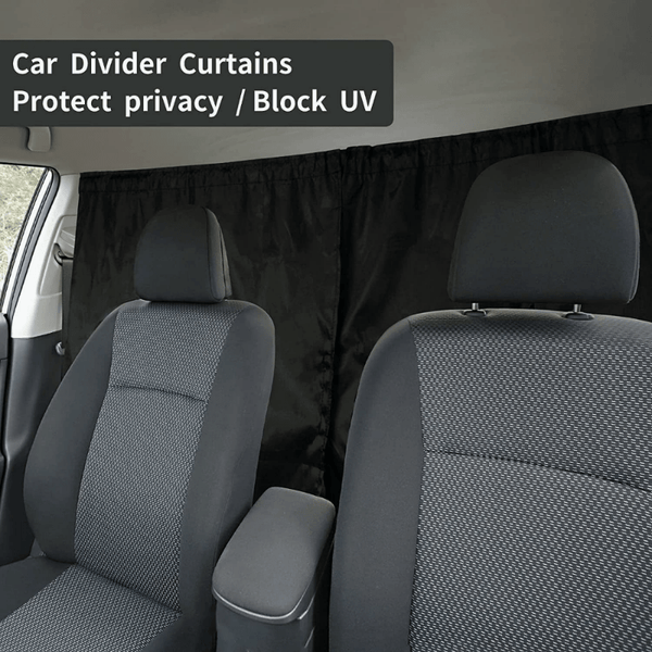 Planet Gates Black 2PCS 2pcs Sun Shade Privacy Curtain Set - Keep Your Taxi Car Isolated & Protected!