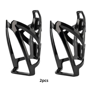 Planet Gates Black 2pcs Bicycle Bottle Cages MTB Road Bicycle Water Bottle Holder Colorful Lightweight Cycling Bottle Bracket Bicycle Accessory