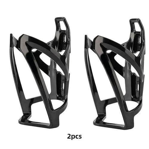 Planet Gates Black 2pcs Bicycle Bottle Cages MTB Road Bicycle Water Bottle Holder Colorful Lightweight Cycling Bottle Bracket Bicycle Accessory