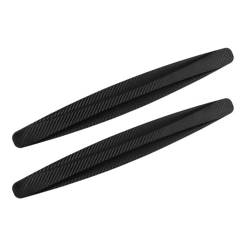 Planet Gates Black 2pcs Car Front And Rear Bumper Anti-collision Strip Front Lip Car Door Body Anti-scratch