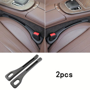 Planet Gates Black-2pcs Car Seat Gap Filler Plug, Placement Pad, Gap Plug With Storage, Multifunctional Seat Gap Filler, Anti-fall