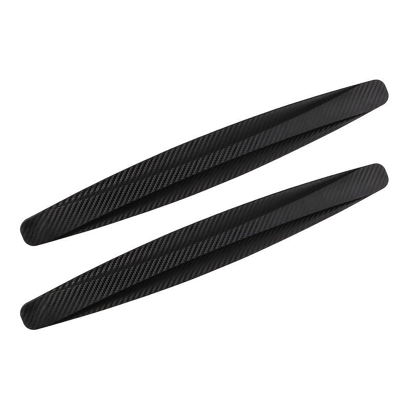 Planet Gates 2PCS Universal Anti-Collision Protector, Rubber Car Front And Rear Corner Bumper Guard Lip Anti-Scratch Strips Sticker Car Product Accessories