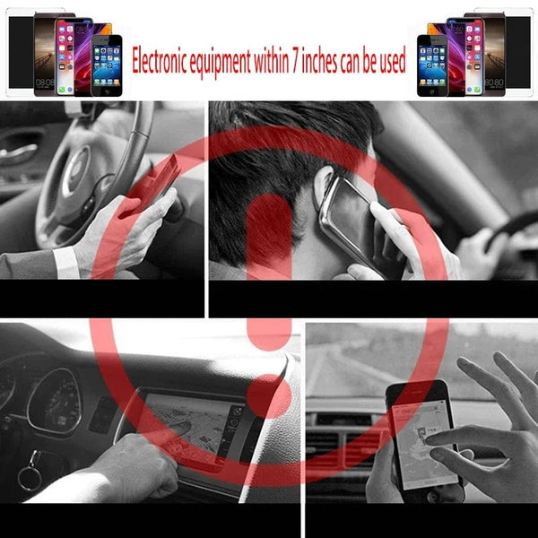 Planet Gates black 360° Car Rearview Mirror Mobile Phone Holder for Car Mount Smartphone GPS Holder Support Rotating Adjustable Telescopic Phone