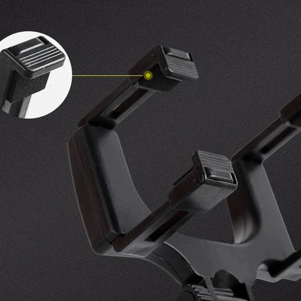 Planet Gates black 360° Car Rearview Mirror Mobile Phone Holder for Car Mount Smartphone GPS Holder Support Rotating Adjustable Telescopic Phone