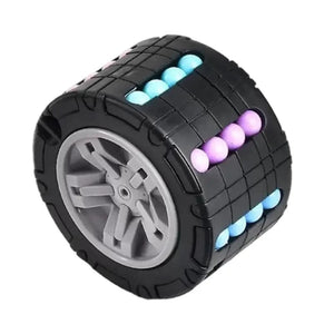 Planet Gates black 3D Cylinder Cube Toy Magical Bean Gyro Rotate Slide Puzzle Games Relieve Stress Children Educational Montessori Infant Toys Gift