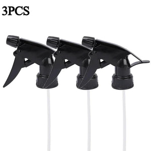 Planet Gates Black-3PCS Trigger Sprayer Spray Bottle Nozzle Head Manual Home Cleaning Sprinklers Sprays System Garden Watering Tool Universal Nozzles