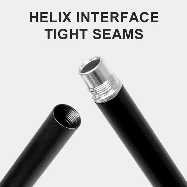 Planet Gates Black 4-Section WESTTUNE Camping Lamp Stand with Double Hooks Aluminum Alloy Foldable Lamp Pole Telescopic Outdoor Light Holder Lamp Hanger